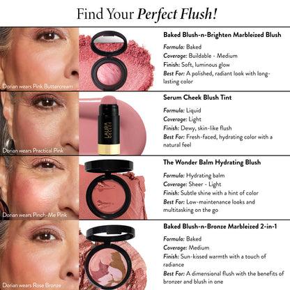 Baked Blush-n-Brighten Marbleized Blush