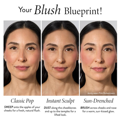 Baked Blush-n-Brighten Marbleized Blush Travel Size