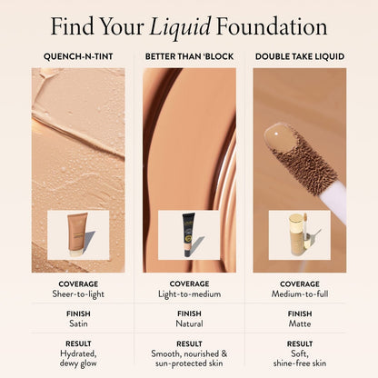 Better Than ‘Block Skincare-Infused Serum Foundation with Broad Spectrum SPF 50+