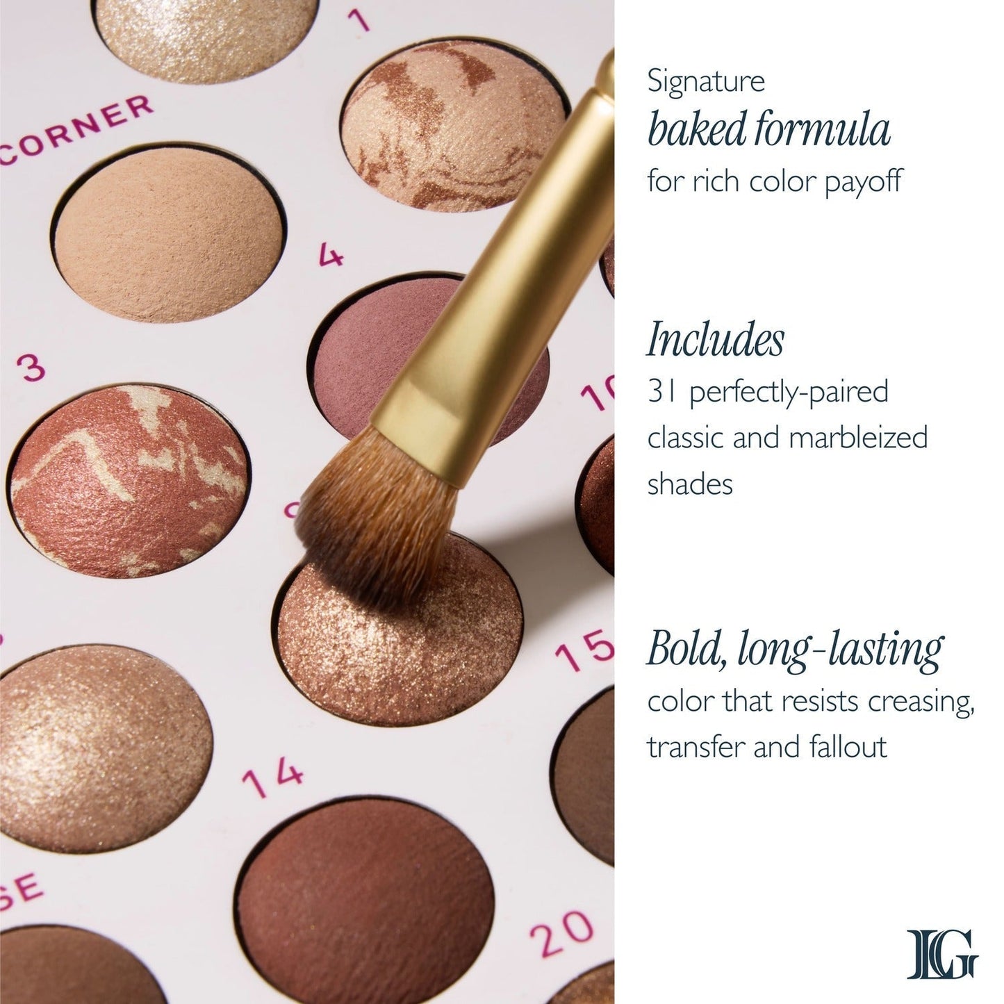 Ultimate Palette 31 Baked Eyeshadows: Minimalism Maximized